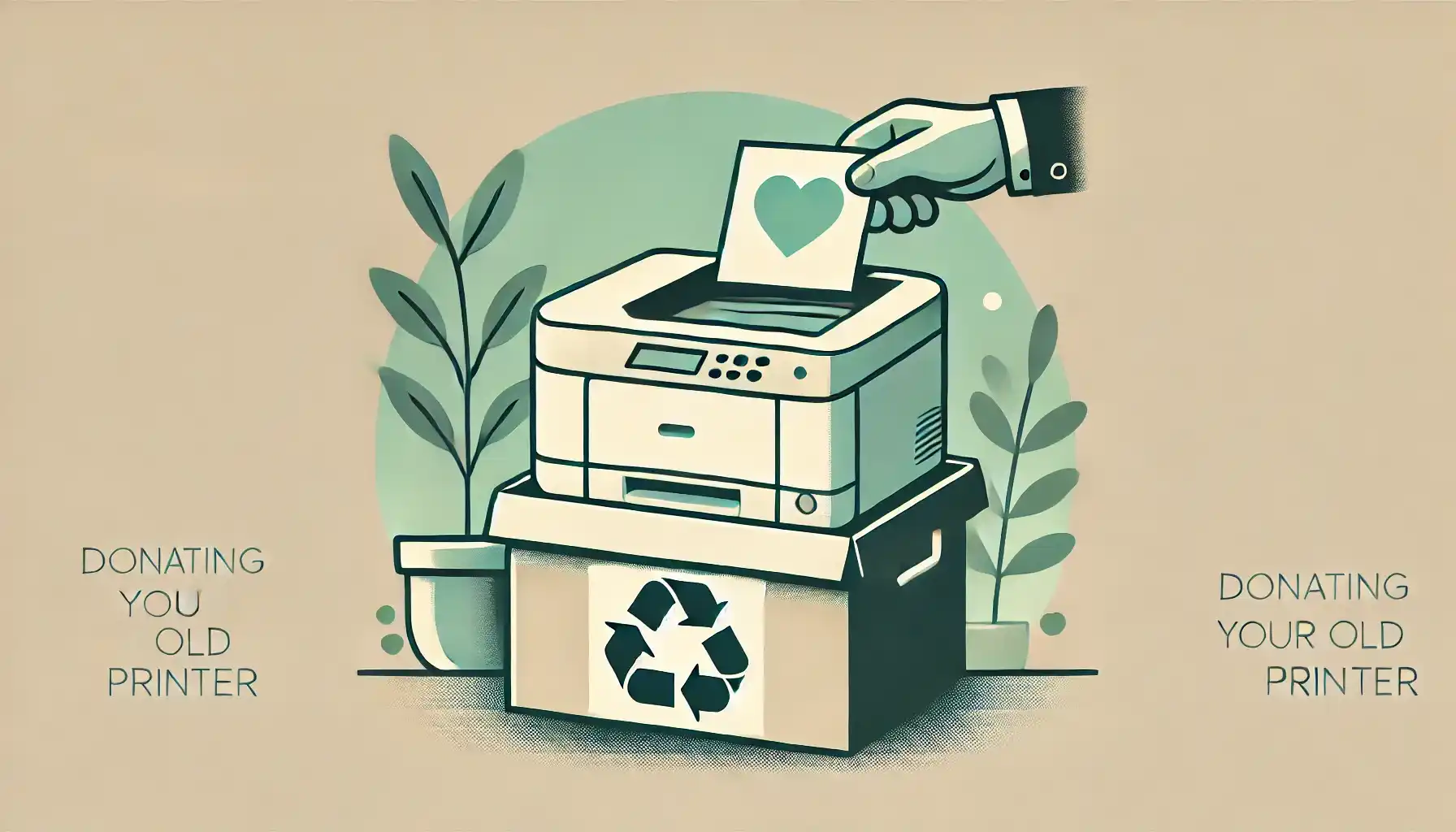 How to donate your old printer responsibly, promoting reuse and community support.
